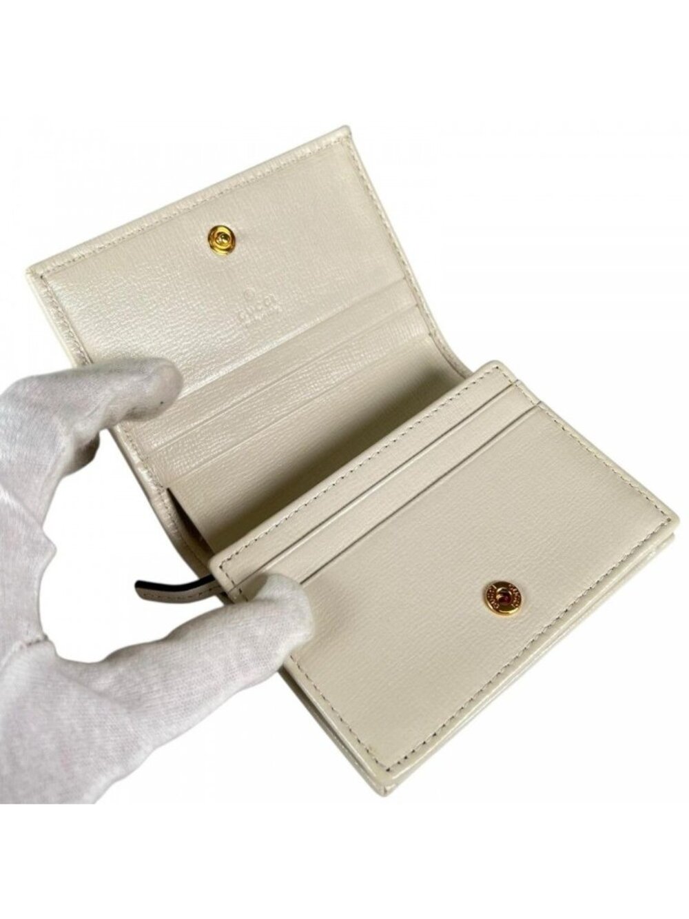 Gucci Bifold Wallet GG Canvas Brown Gold - Picture 5 of 12